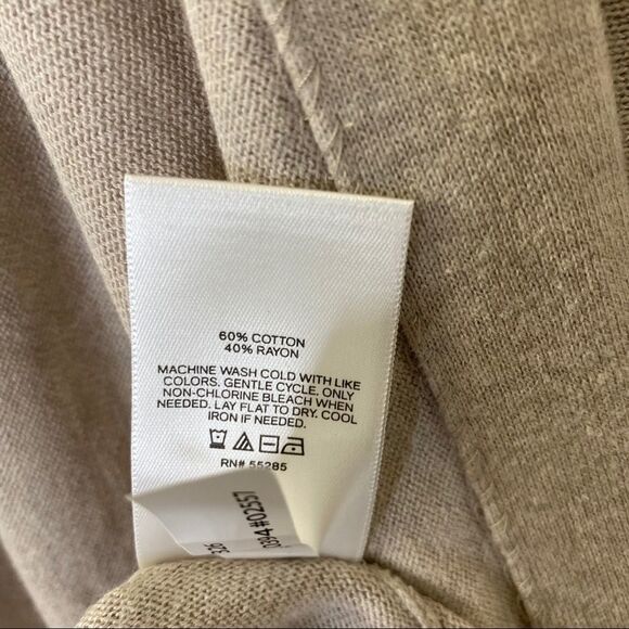 Express Tan Open Cardigan Sweater Sz XS - Picture 9 of 9